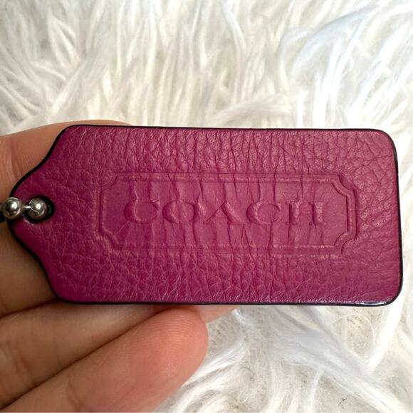 2” COACH Legacy Fob Bag Charm Hang tag Hangtag - Picture 1 of 2